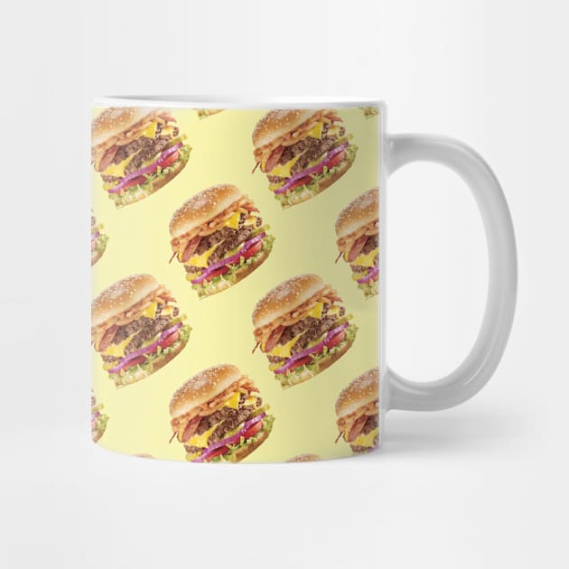 Burger Pattern | Foodie by fernandaffp